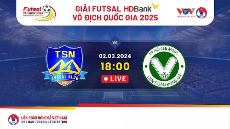 Xem trực tiếp Thái Sơn Nam vs Trẻ TP.HCM - Giải Futsal HDBank VĐQG 2025